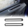 Door Air Vent Outlet Frame Trim Decor Cover For Dodge Charger 2011+ Carbon Fiber