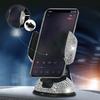 Phone Support 360 Degree Rotatable Ornamental Rhinestone Car Dashboard Mobile Phone