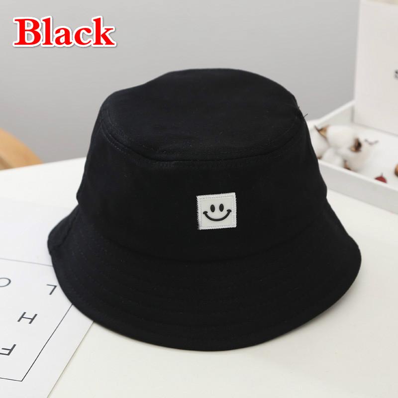 Unisex Foldable Smile Bucket Hat Outdoor Sunscreen Cap Fisherman Hats