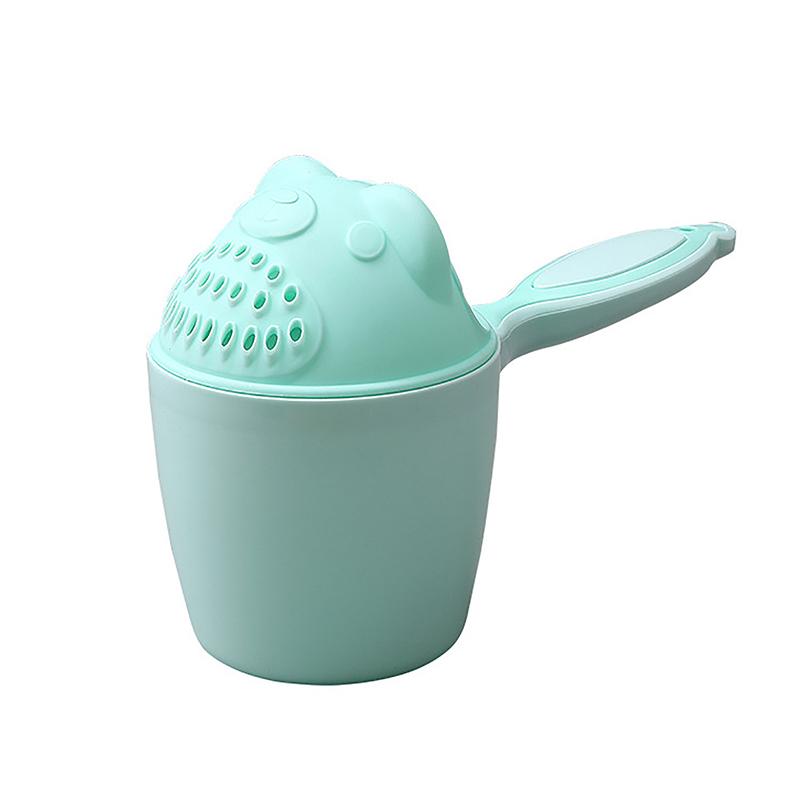 Милый мультфильм Детский душ Шампунь Чашка Детские игрушки для купания Ванная комната Душ Шампунь Ополаскиватель Ложка для мытья волос с ручкой