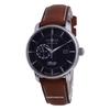 Atlantic Blue Dial Leather Automatic 8470-3 84703 Men's Watch