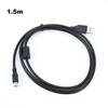 1.5m 3/5M Mini B 5pin USB male To USB male T port Fast data transmission extend cable wire Player Car DVR GPS digital Camera