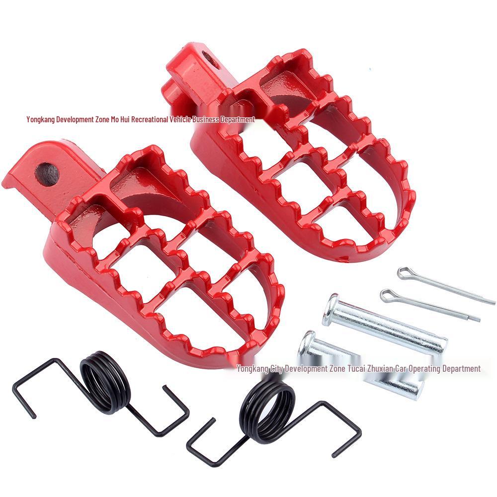 Red Off-Road Footpegs for Yamaha PW50/80 TW200