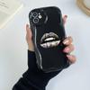 LZ18 Lips Kiss Clear Soft Wave Phone Cases for Samsung S24 S23 Ultra S20 FE A54 A14 A52s A51 S10 Huawei Honor 90 Protection Back Cover