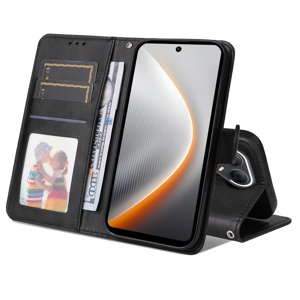 For TECNO Pova 7 5G Case Wallet PU Leather Folio Flip Phone Cover