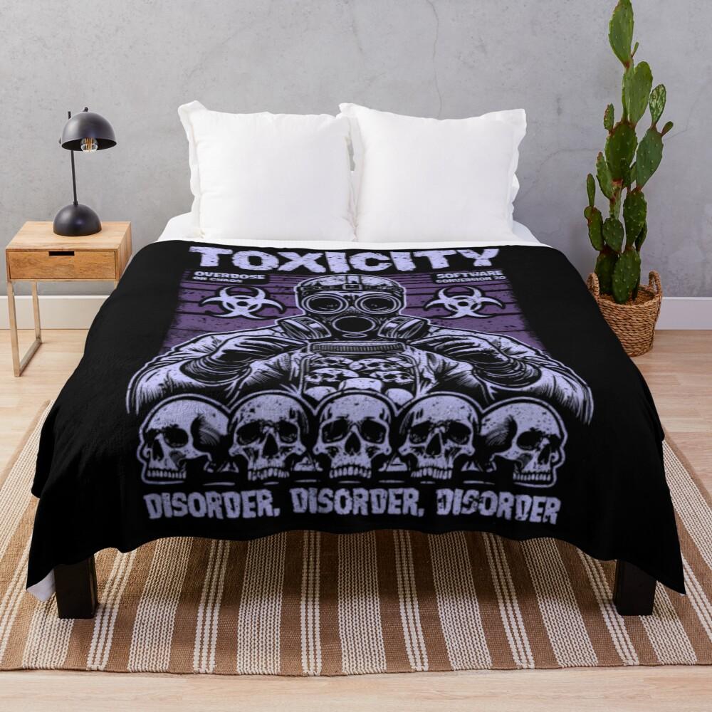 TOXICITY - System Of A Down Throw Blanket