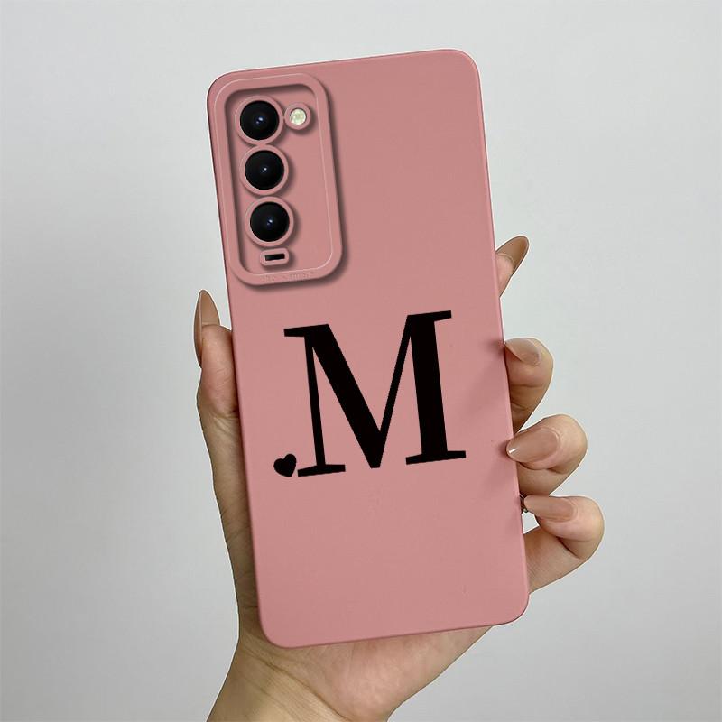 Чехол для Tecno Camon 18 Чехол для телефона Tecno Camon 18P Camon 18T CH6 CH7n Милые Заглавные Буквы Квадратный Силиконовый Ударопрочный Задний Чехол
