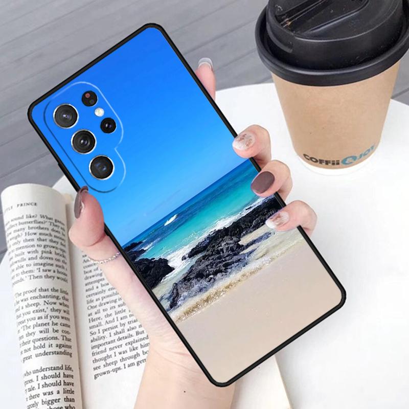 Потрясающая природа летний пляж океан чехол для телефона Чехол Для Samsung Galaxy S24 S25 Ultra S21 S22 Ultra S10E Note 10 Plus 20 FE S23