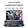 RGB-охладитель для игрового ноутбука X500: Тихая охлаждающая подставка для ноутбуков 14-18 дюймов