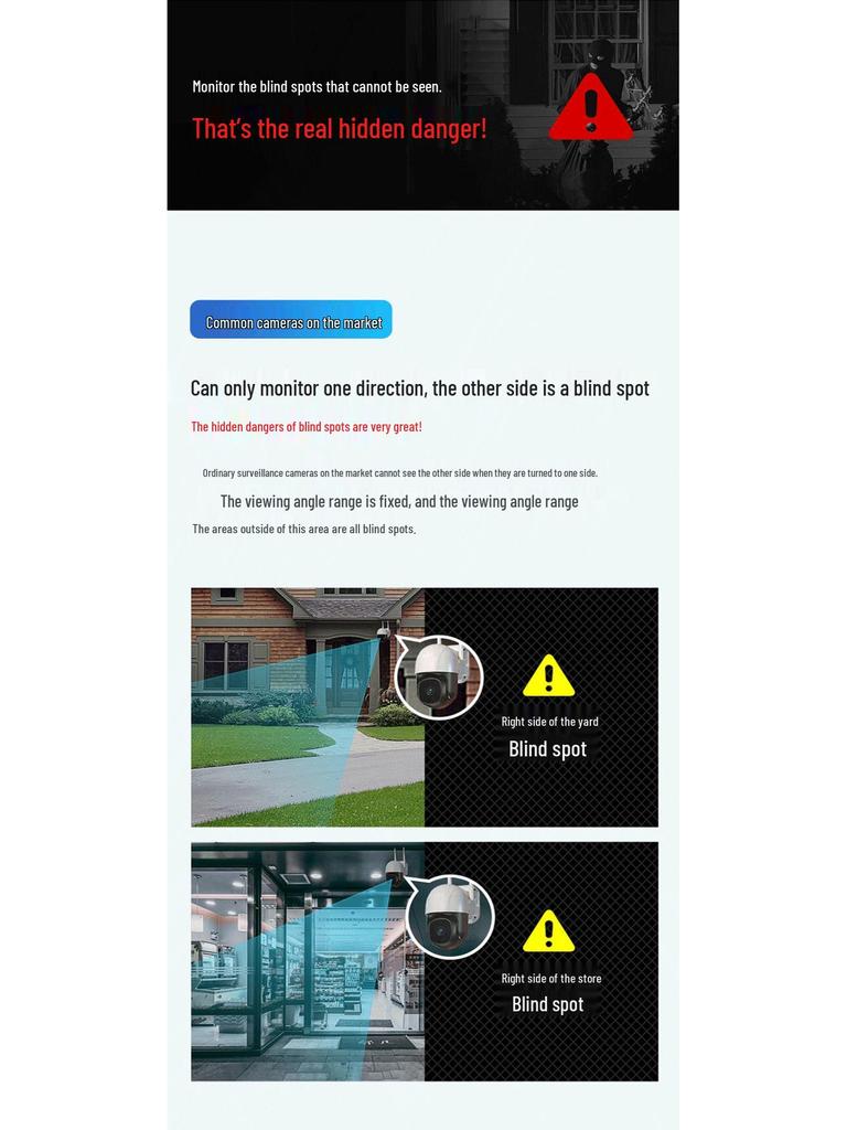 V380Pro Solar 4G Remote Waterproof Dual-Lens Outdoor Security Camera