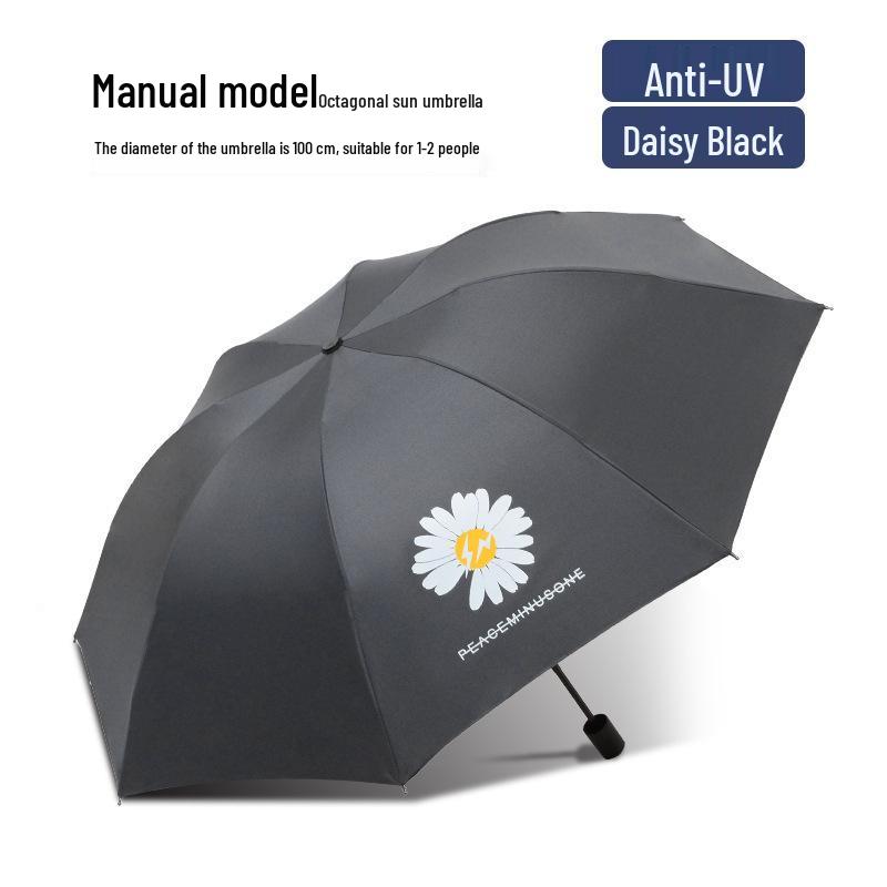 Свежий стиль трехслойный автоматический зонт от солнца – Настраиваемые логотипы для защиты от солнца и дождя