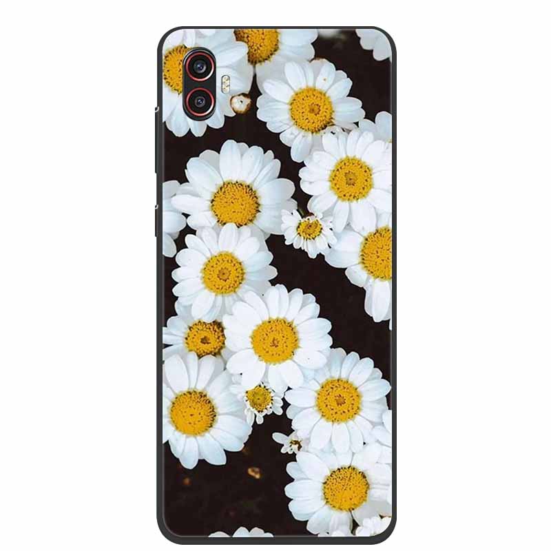 Flower Case For Samsung Galaxy Xcover6 Pro TPU Soft Silicone Back Cover For Samsung Galaxy Xcover Pro 2 Shell Xcover 6 Pro Funda