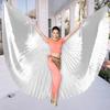 1 Set Belly Dance Wing with Telescopic Rod Eye-catching Wing Prop Cosplay Costume for Parties Festivals Decoration