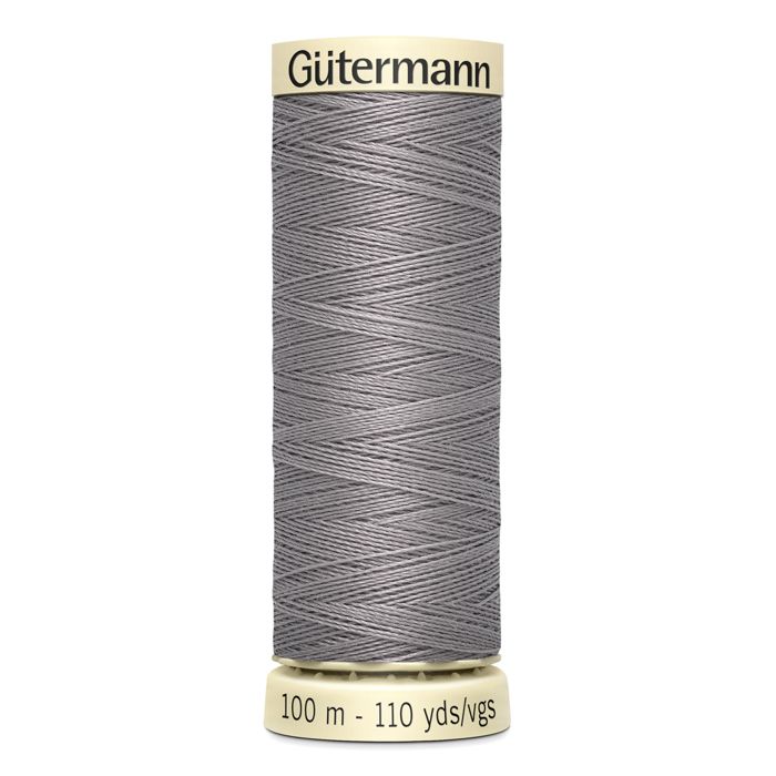 Fil à coudre 100% polyester Gütermann 1 Bobine - Att 493 - gris argent foncé