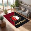 Feyenoord Printed Crystal Velvet Rug Non‑Slip Crystal Velvet Carpet For Sofa Bedroom Indoor Home Decoration