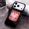 Чехол для телефона с флагом Польши для iPhone 17 16 15 Pro Max Air 14 13 12 11 Plus Ударопрочный Чехол Capa