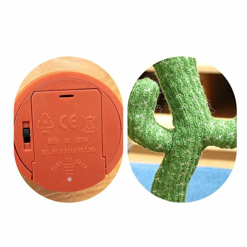Танцы Запись Кактус Плюшевые Детские Игрушки Пение Движущаяся Вечеринка Домашний Декор