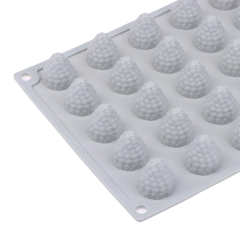 1 шт. 35-гнездные силиконовые формы для клюквы, сделай сам, форма для украшения торта, малинового, клубничного десерта, форма для выпечки помадки