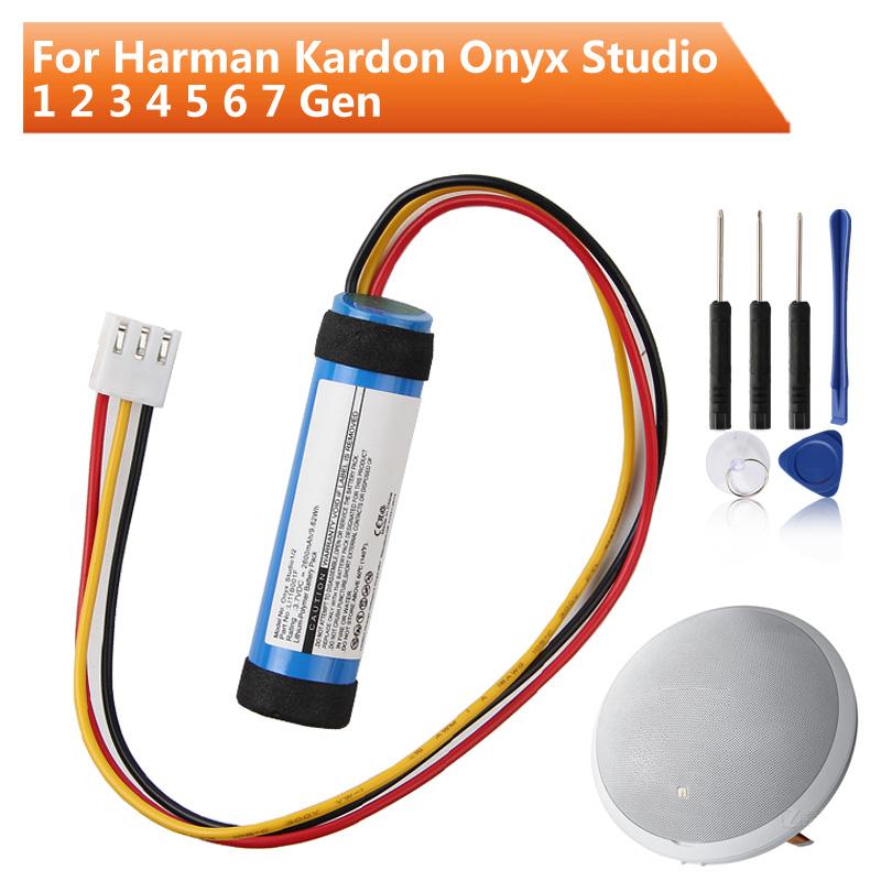НОВАЯ Сменная батарея для Bluetooth-динамика Harman Kardon Onyx Studio 1 2 3 4 5 6 7 поколения с инструментами