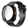 Luxury Silicone Strap+Plastic Case for Samsung Galaxy 7 6 44mm 40mm Sport Men Band for GALAXY watch 7 6 Change To Ultra Bracelet