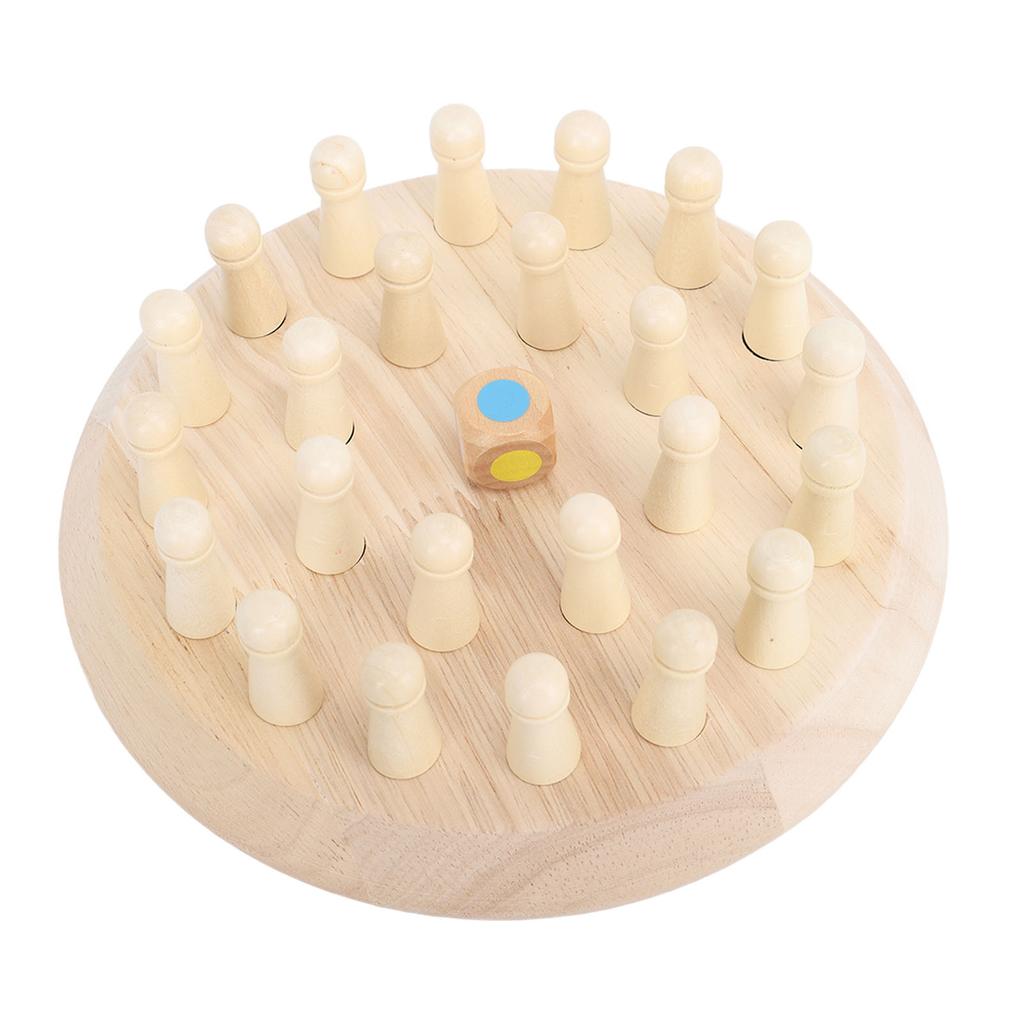 Color Matching Stick Chess Intelligence Development Wooden Memory Chess Game for Kids