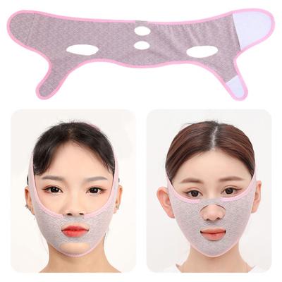 Пояс для подтяжки лица Без следов Эргономика Высокая эластичность Подтягивающий спандекс Женский V-образный бандаж для похудения Ежедневная коррекция формы лица