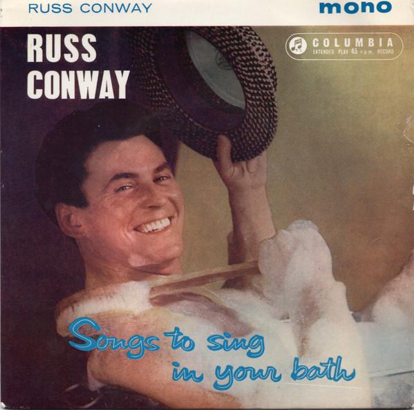 7-дюймовая пластинка RUSS CONWAY Songs To Sing In Your Bath SEG8055 Columbia 1959 UK Джаз Б/у