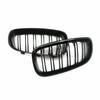 Pair Gloss Black Double Slat Kidney Grille Front Bumper Grill For BMW F34 GT 335i 328i 2012- Front Grille Car Accessories