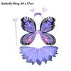Princess Butterfly Wings Sets 2-8year Fairy Costume Set Cute Children Costume Props  Girls