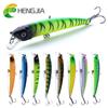 1pc Lifelike Pike Lure Hengjia Wobbler Minnow Hard Bait Swimming Bait Fishing Tool