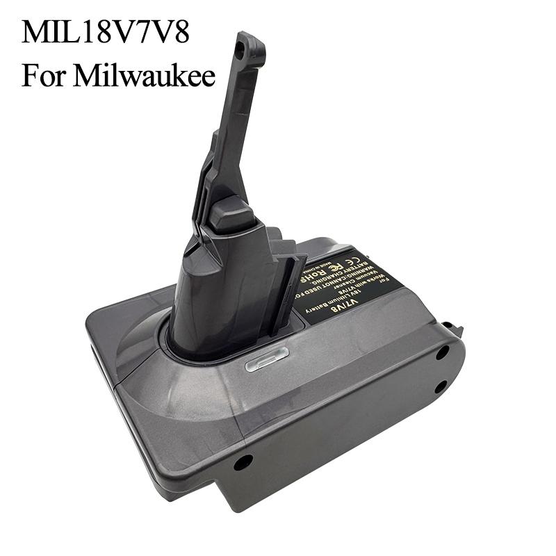 MT18V7V8 DW20V7V8 MIL18V7V8 BOS18V7V8 Battery Adapter for Makita for Dewalt for Milwaukee for Bosch Convert To for Dyson V7 V8