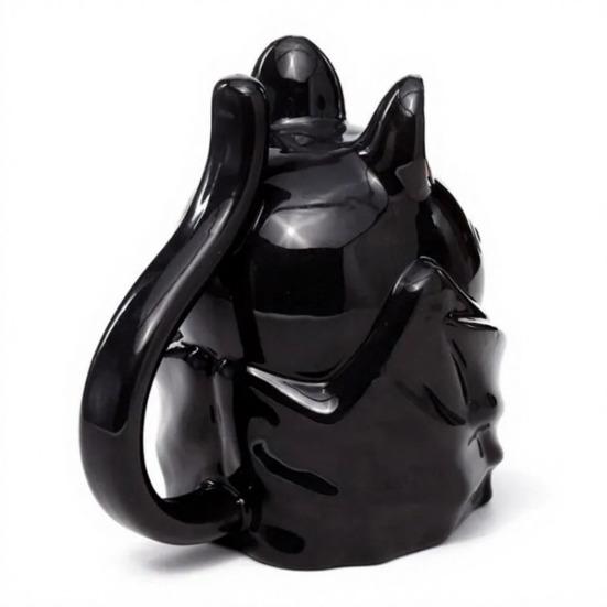 Кружка в форме летучей мыши, перевернутая вверх дном, милая 3D керамическая кофейная кружка с ручкой-хвостом, забавная новинка, кружка с животным, подарок для готического домашнего офисного декора