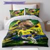 Neymar Jr Pattern Bedding,Quilt Set Quilt Cover Pillowcase Home Birthday Gift(1 * duvet cover + 2 * pillowcase, without core)