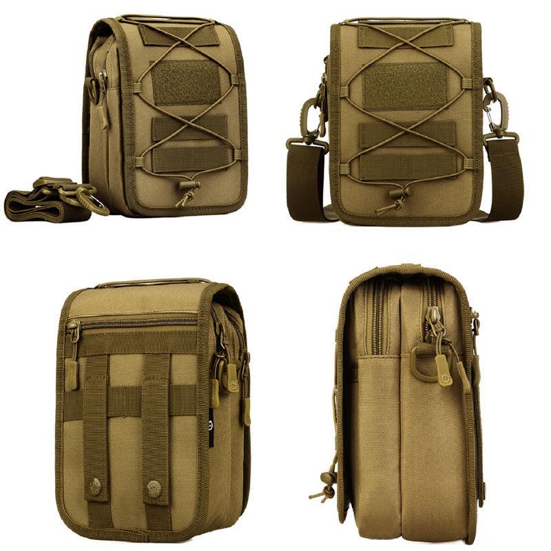 Тактический чехол-органайзер EDC, плечевой ремень Molle, военный армейский чехол для кемпинга, пешего туризма, треккинга, сумка для телефона