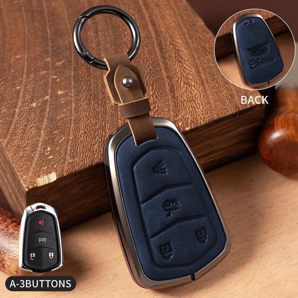 Cadillac Key Case for XT5, XT4, XT6, XTS, CT4, CT5, CT6, ATSL Models