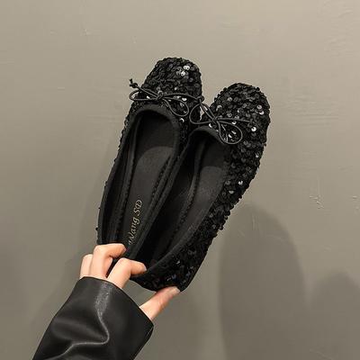 2024 весна и лето Интернет знаменитости маленькие люди показывают высокие плоские туфли женщины мягкие подошвы не устают ноги нишевый дизайн обувь