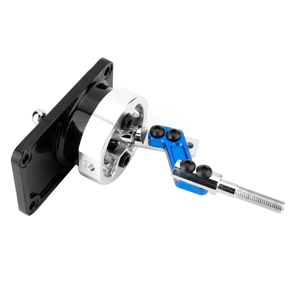 CNC Aluminum Alloy Car Short Throw Gear Shifter Lever for Ford Mustang T5(Blue)