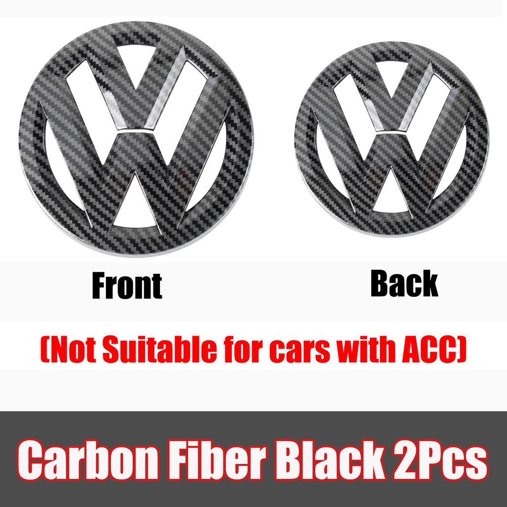 W129For Volkswagen VW Golf 4 MK4 Golf 5 MK5 Car Front Radiator Grille Logo Decoration Cover Rear Trunk Lid Badge Sticker Accessories