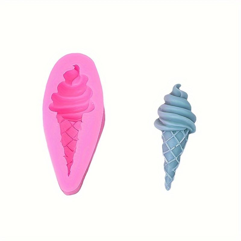 Ice Cream Cone Mold for Baking and Fondant, Manual Cake Decorating Tool for Birthday and Ice Cream-Themed Desserts
