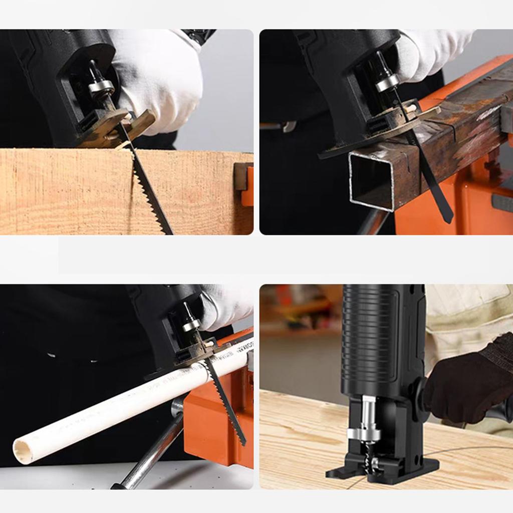 Электрические насадки для возвратно-поступательной пилы, адаптер для пиления дрелью, электрическая дрель, модифицированная пила для аккумуляторной дрели