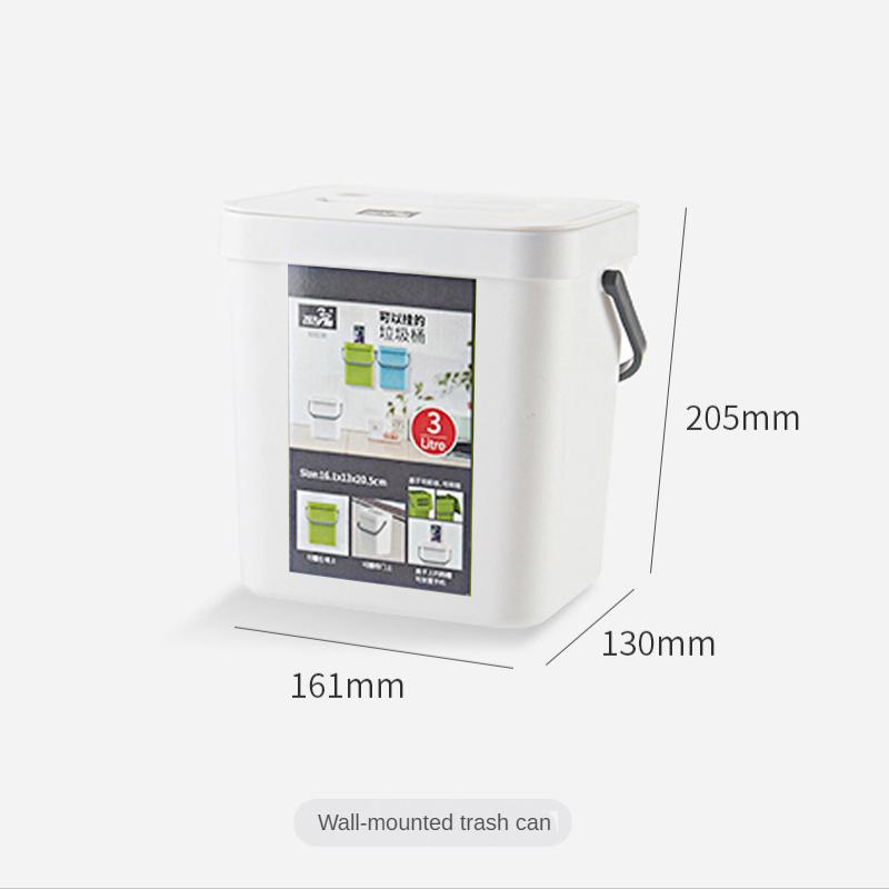 Мусорное ведро для кухни с крышкой, дверца шкафа для дома, настенный унитаз, ванная комната, гостиная, подвесная креативная корзина для хранения бумаги