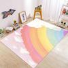 Мультяшный ковер для детей в виде радужного облака, красочный коврик с узором звезд для детской спальни, гостиной, домашнего декора