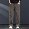 Jie Leinuo Men's Chenille Loose Fit Casual Pants