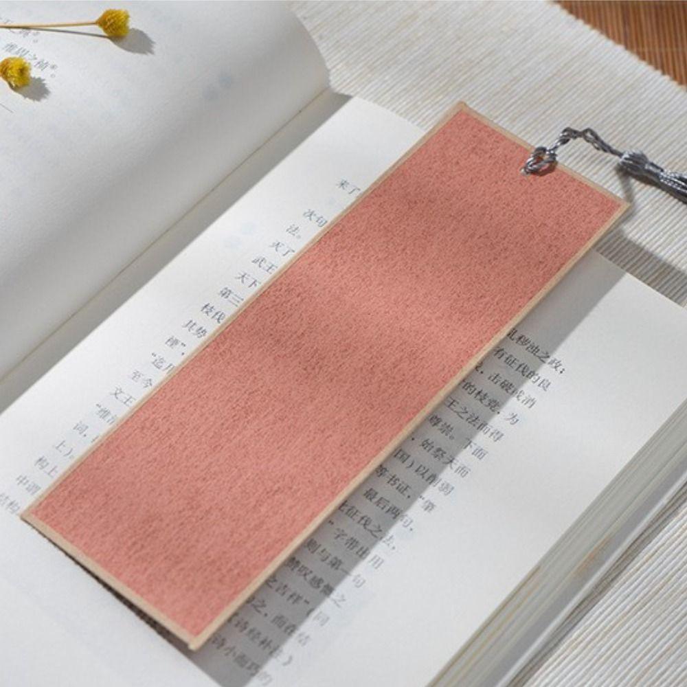 Tag Page Markers DIY Reading Marker Calligraphy Paper Blank Bookmarker Bookmarkers with Tassels