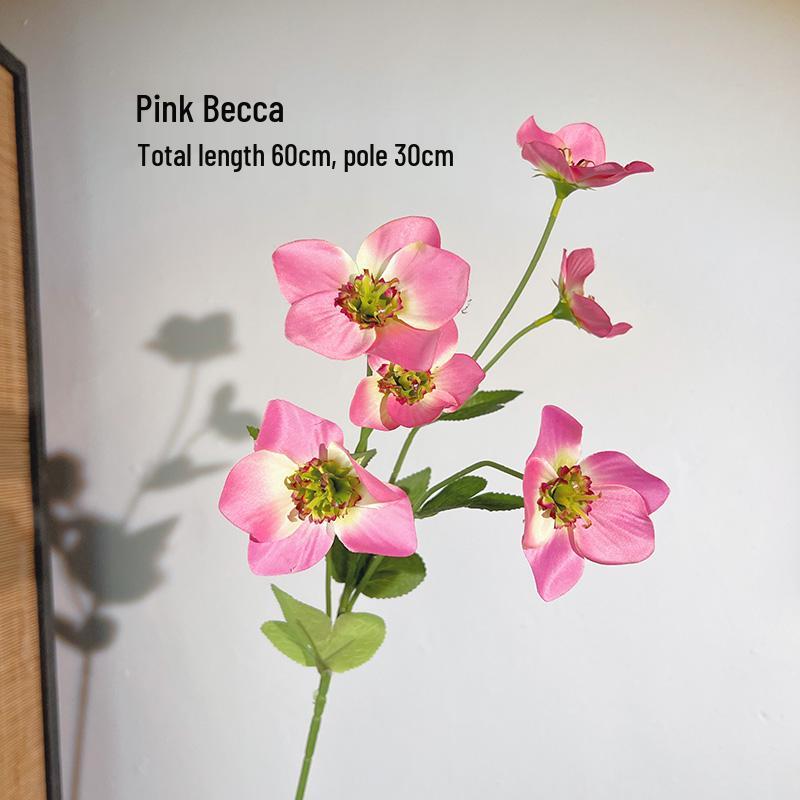 Pink Series Bubble Rose Artificial Flower Arrangement for Women's Day or Wedding Decor