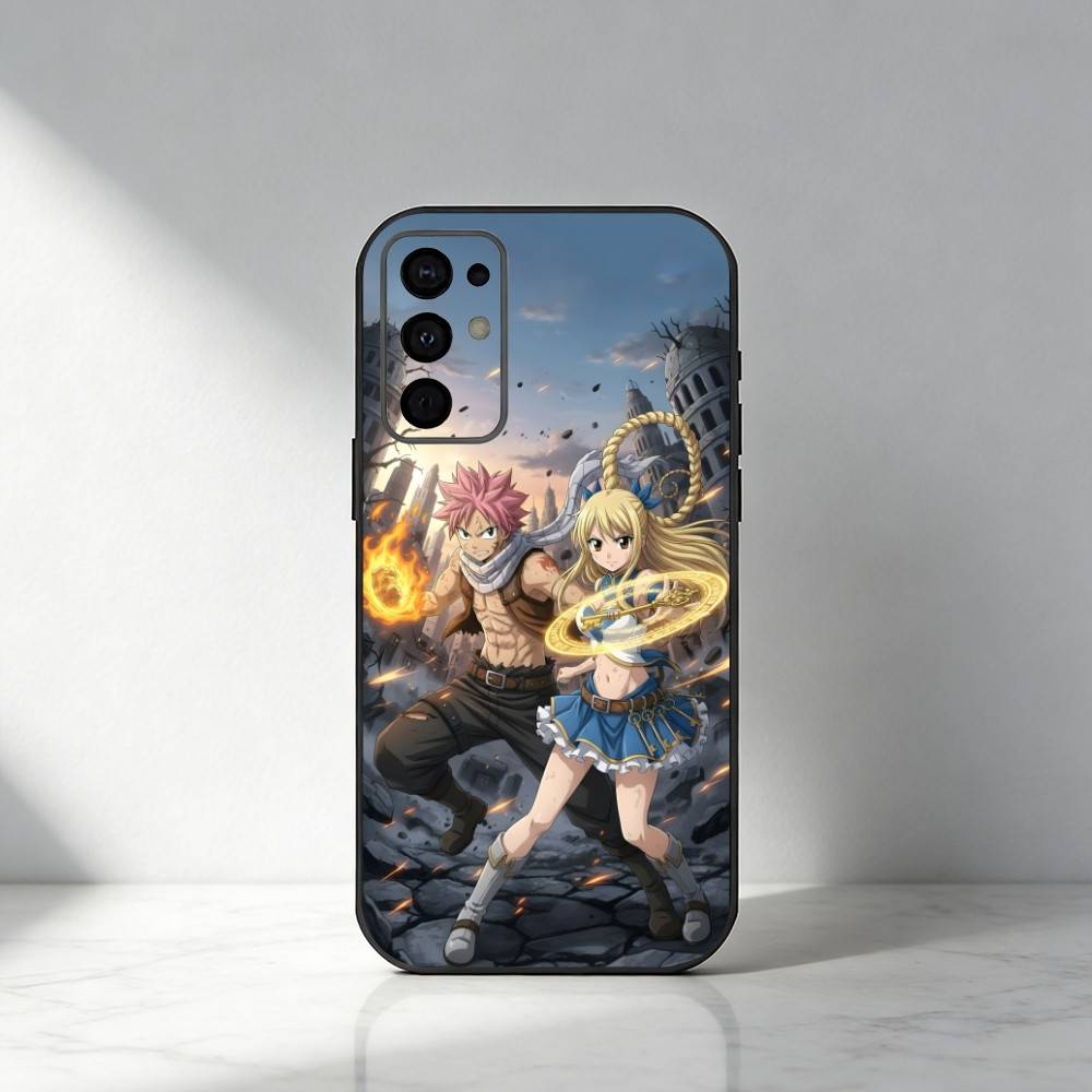 F-Fairy T-Tail Аниме Персонажи N-NATSU Чехол для телефона Для Samsung S25,S24,S21,S22,S23,S20,Ultra,S26,Plus,Fe,Note,5G Черный Чехол