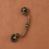 Удобный захват бронзовые мебельные ручки 86 мм расстояние между отверстиями Традиционные дизайны Простые в использовании Подходят для гостиной спальни