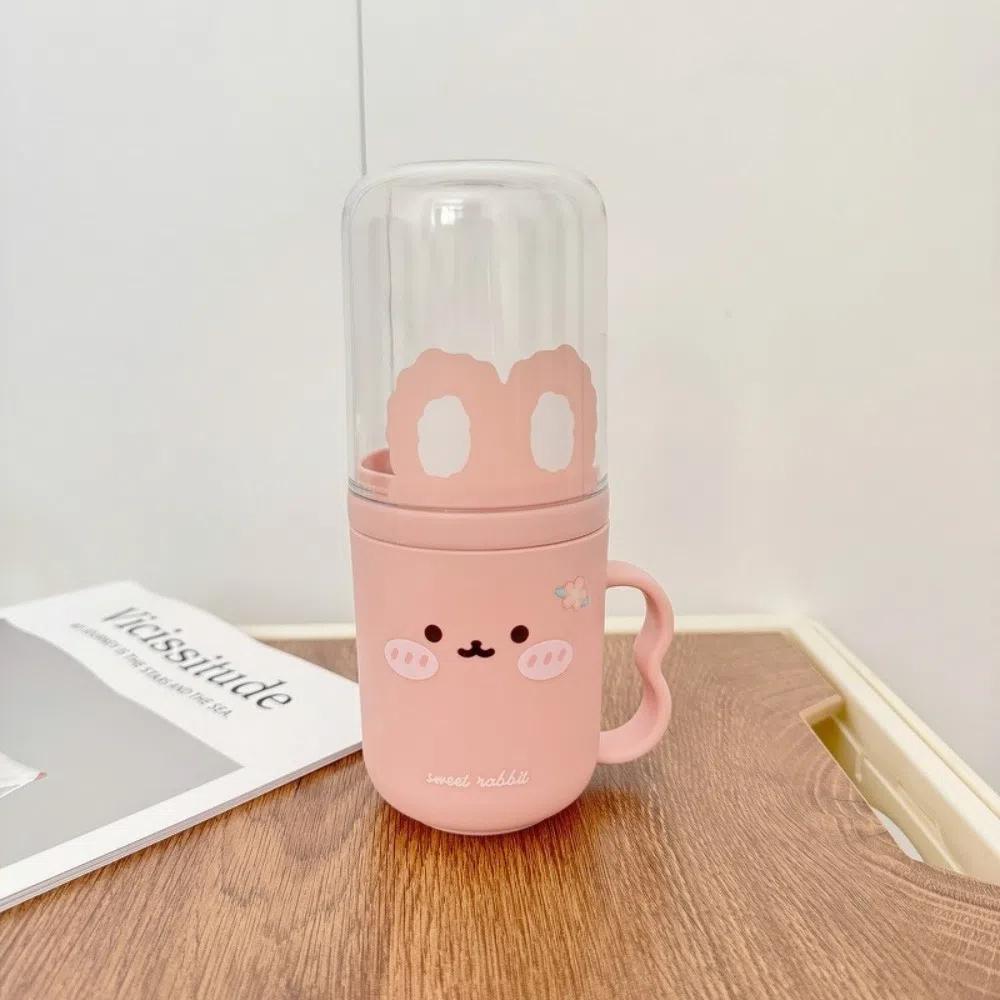 Мультяшный ополаскиватель для полости рта Компактный стакан для промывания Милый стакан для зубов Дорожный