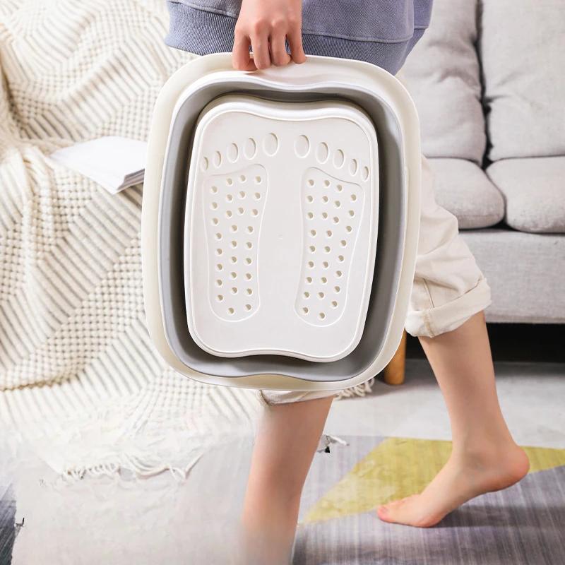 Складная ванночка для ног, ведро для замачивания, складная ванна, ведро для спа-ванны для ног, бытовая ванна-сауна, педикюр