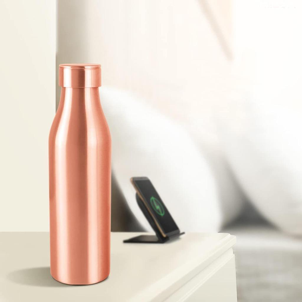 Pure Copper, BPA Free Water Bottle, Leak Proof, Office Bottle, Boosts Immunity, Supports Digestive & Liver Health, Ayurveda Inspired